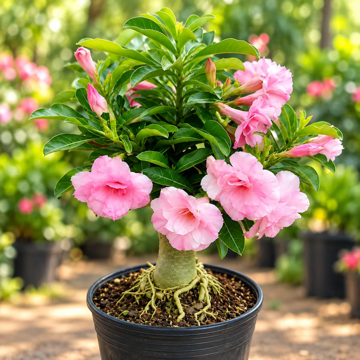 Adenium light pink 3 layer