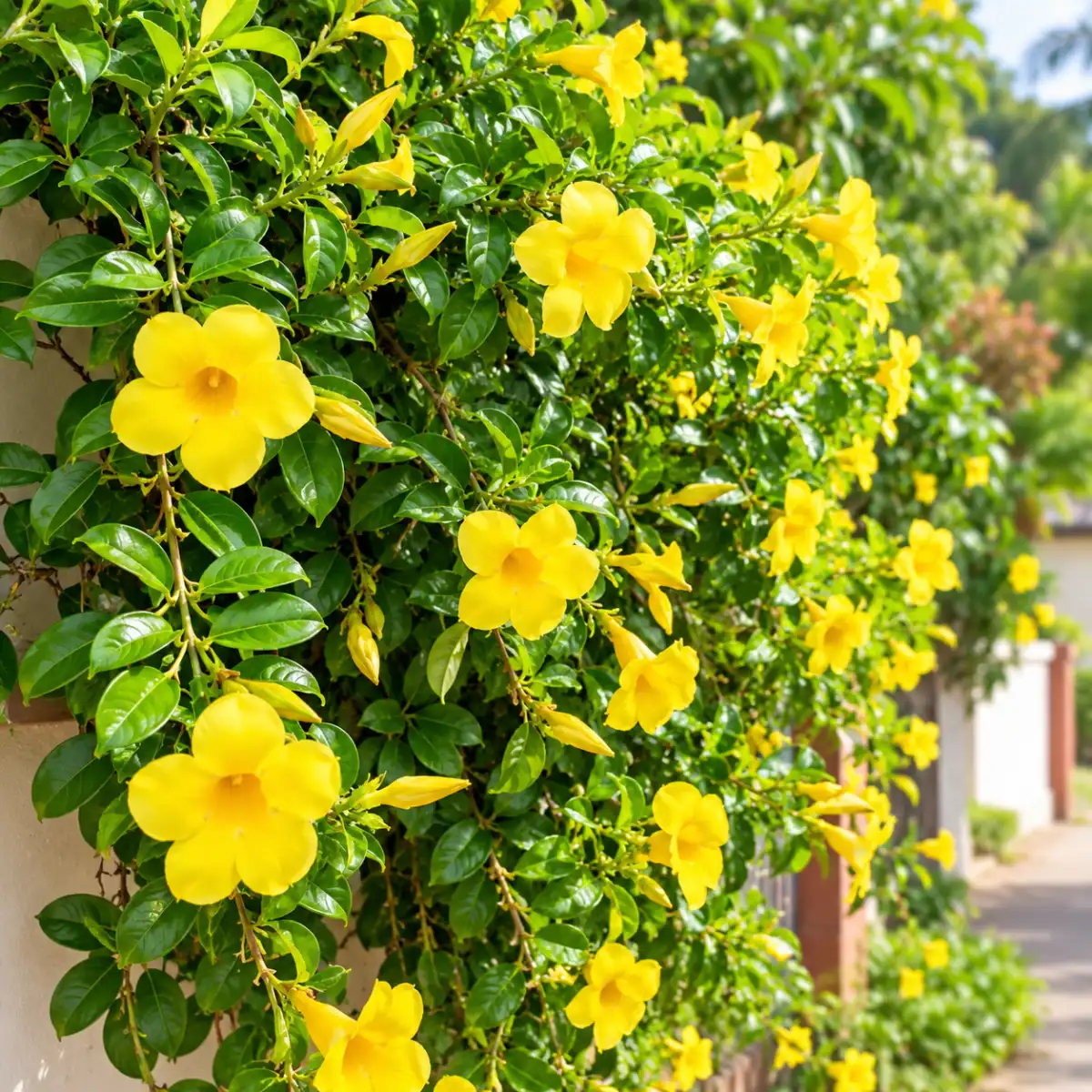 Yellow almonda creeper flower tree
