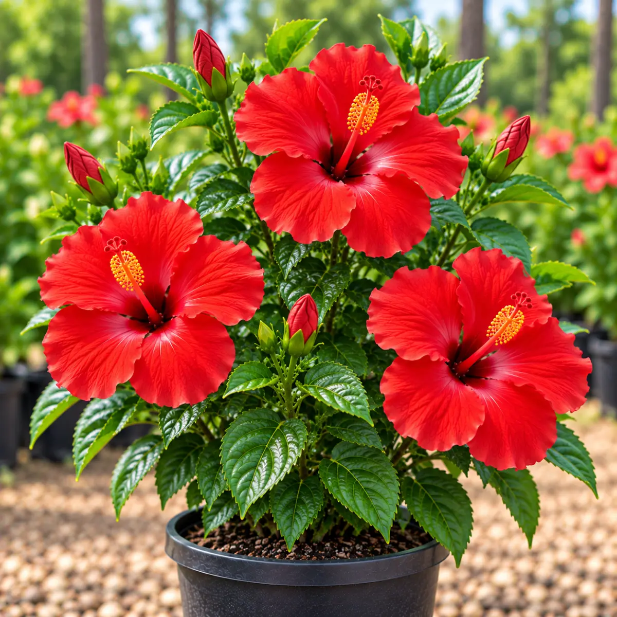 Hybrid Hibiscus – Red