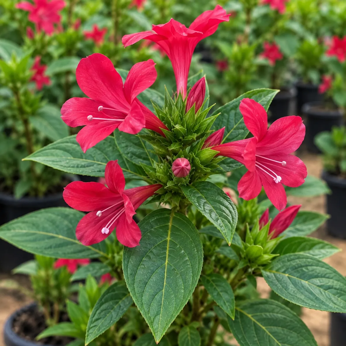 December Flower – Red