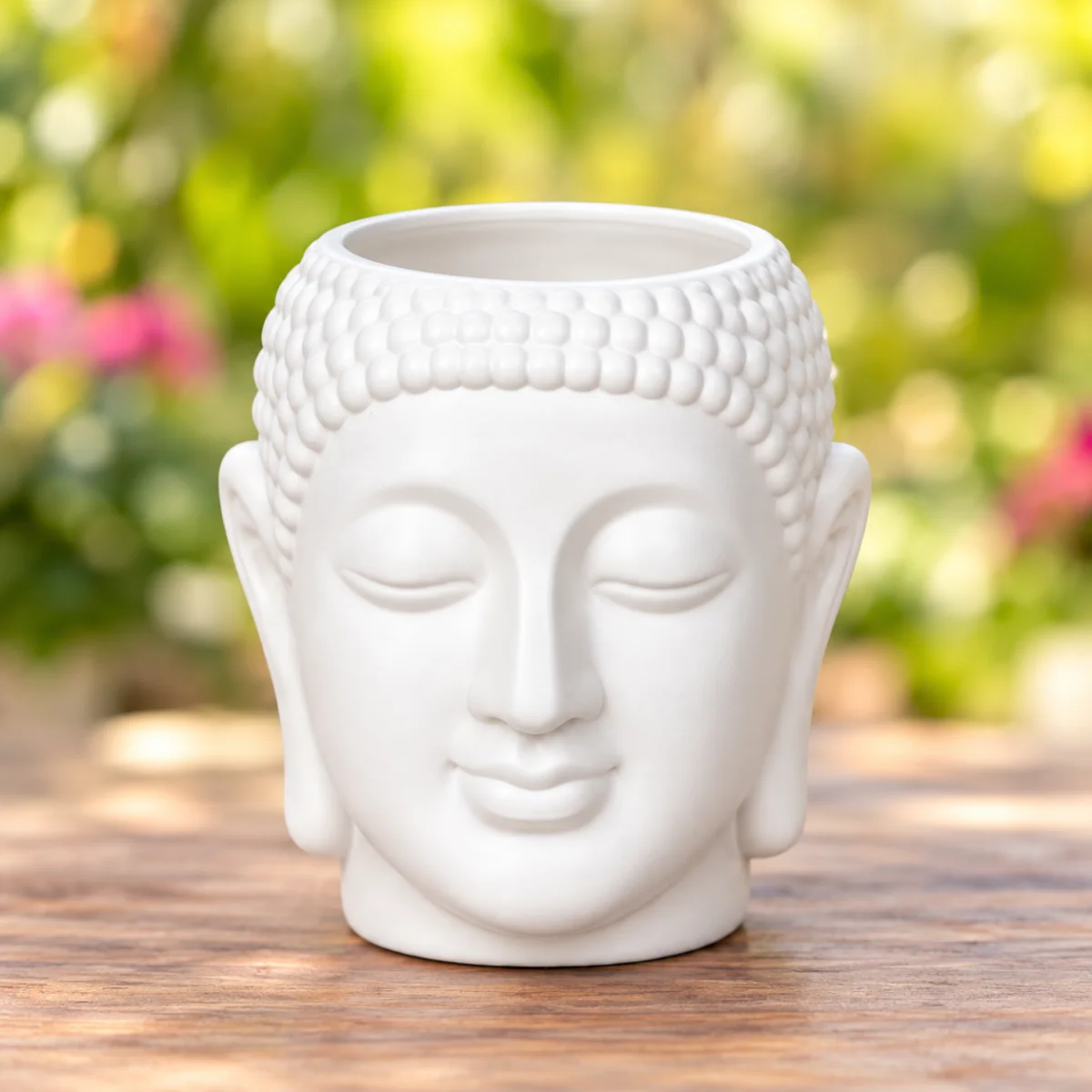 white-buddha-head-planter-(big size)